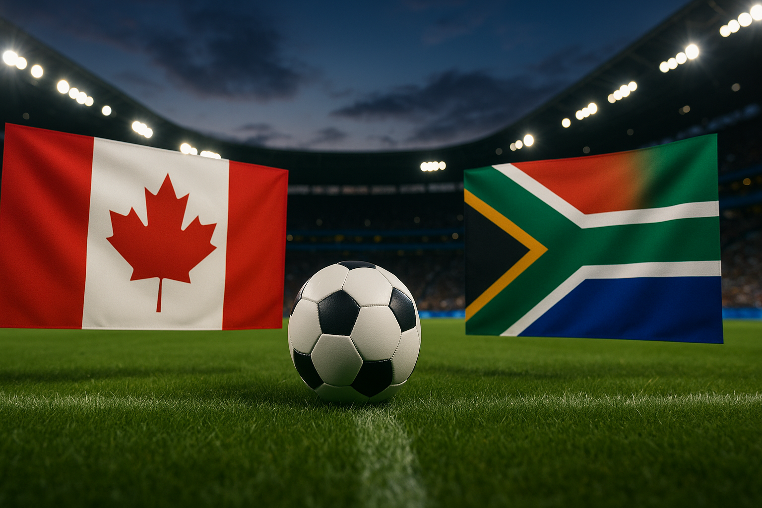 World Cup 2026 Canada vs South Africa betting odds