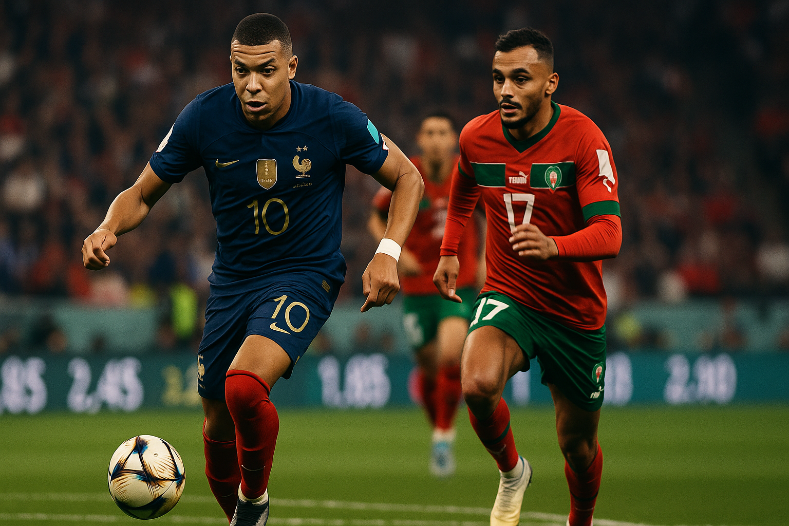 Mbappé leads France past Morocco as betting markets react